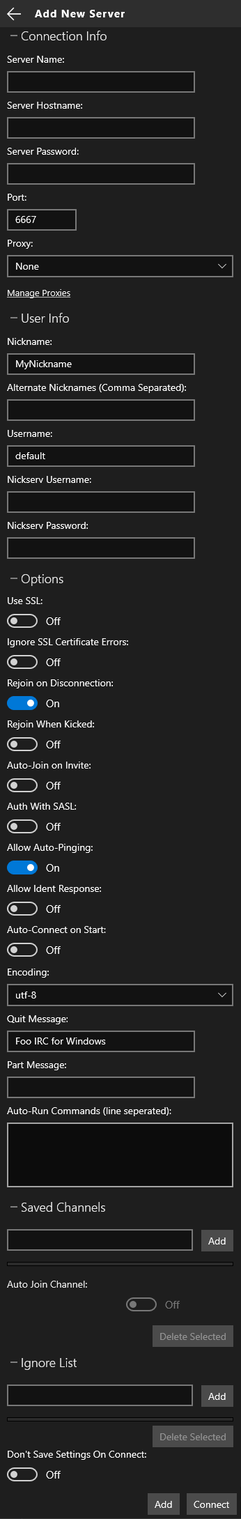 windows live incoming server settings